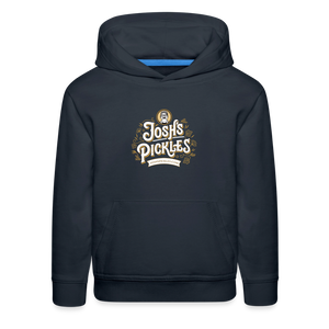 Josh's Pickles Logo Kids‘ Hoodie - navy