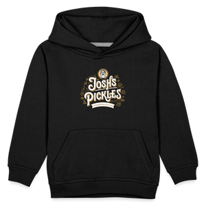 Josh's Pickles Logo Kids‘ Hoodie - black