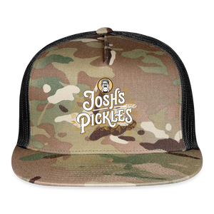 Josh's Pickles Logo Trucker Hat - MultiCam\black