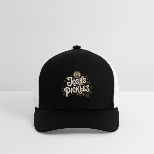 Josh's Pickles FlexFit Hat - black/white