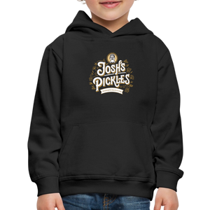 Josh's Pickles Logo Kids‘ Hoodie - black