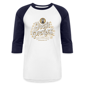 Baseball 3/4 length sleeve t-shirt - white/navy